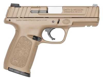 Smith and Wesson SD40VE Flat Dark Earth .40 SW 4" Barrel 14-Rounds - $349.87