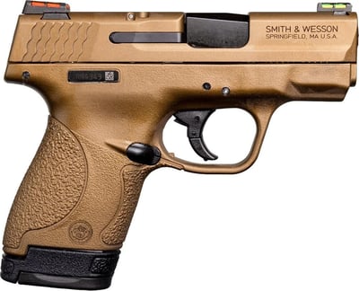Smith and Wesson M&P Shield Burnt Bronze 9mm 3.1" Barrel 8-Rounds - $452.91