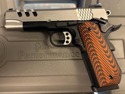 USED Smith and Wesson 1911 Performance Center Stainless .45 ACP 4.25" Barrel 8-Rounds - $1199.99 