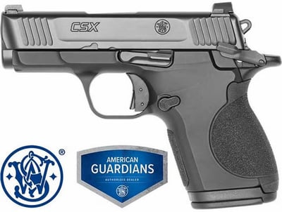 Smith & Wesson CSX 9mm 3.1" barrel 12 Rnds Black - $525.99