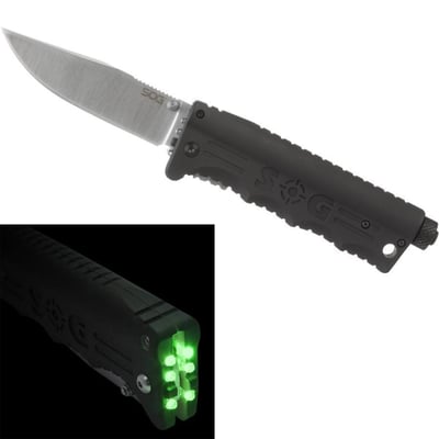 SOG Knives Bladelight Folder Knife - $31.50 + $5.95 S/H (Video)