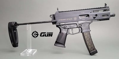 Grand Power Stribog SP9A3s Mini-Bog, 5" BBL, 30+1 Sub 9mm + PDW Collapsible Brace (3 Curved Mag) - $1095 FREE SHIPPING!