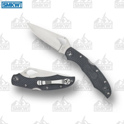Spyderco Byrd Cara Cara 2 8Cr13MoV Stainless Steel Blade Gray FRN Handle - $25.97 (Free S/H over $75, excl. ammo)