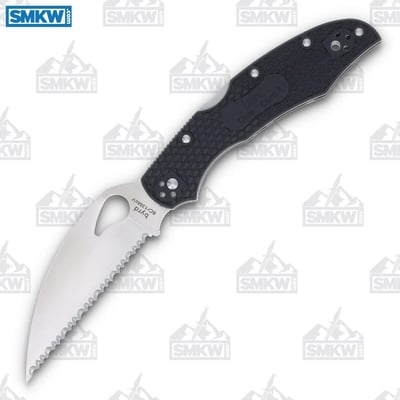 Spyderco Cara Cara Folding Knife Serrated Wharncliffe - $25.97 (Free S/H over $75, excl. ammo)