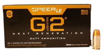 Speer LE Gold Dot G2 .45 ACP +P 230 Grain Jacketed Hollow Point Ammunition, 1000 Rounds - $789.49 + FREE Shipping (Free S/H)