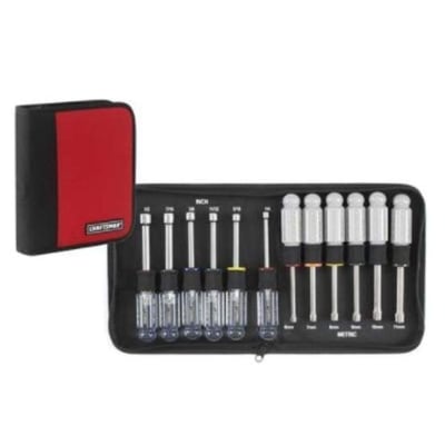 Craftsman 12 pc. Nutdriver Set in Zippered Case - $19.99 + free in-store pickup