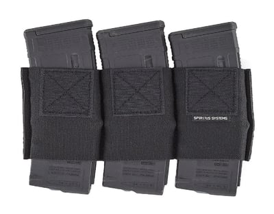 Spiritus Systems 5.56 NATO Rifle Magazine Insert for Micro Fight MK3/MK4 Chassis, Triple, Black - $24.95 