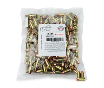 Sportsman's Select Remanufactured 45 ACP 230gr TMJ RN Large Primer 200 Rounds - $76.85 w/ Code: "5PTODAY"