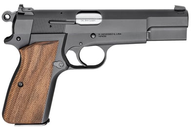 Springfield SA-35 9mm 4.7" 15rd, Black, Checkered Walnut Grips - $649.99 + Free Shipping 