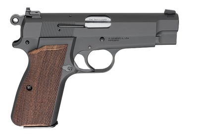 Springfield SA-35 Compact 9mm 4" Barrel 15rd Pistol, Walnut Grips, Black - $673.62 (Add to Cart for Best Price) 