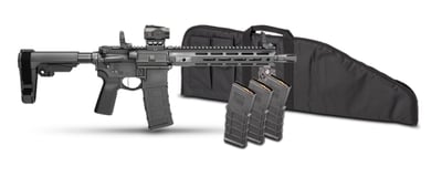 Springfield Saint Victor V2 Gear Pack 5.56mm 11.5 BBL 30rd Rifle w/ Viridian VENTA Green Dot, 4 Mags, Flip-Up Sights & Case - $1048.88 (Add to Cart Price) + Free Shipping