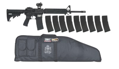 Springfield Vault Saint 5.56 NATO 16" 30rd Black Rifle w/ 10Mags, & CTS-25 Red Dot - $799.99 