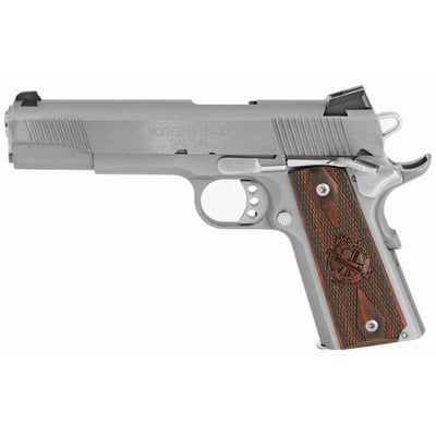 Springfield 1911 Loaded Stainless .45ACP 5-inch 7-Rounds CA Model - $935.99 ($9.99 S/H on Firearms / $12.99 Flat Rate S/H on ammo)