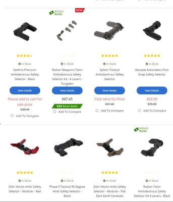 All Safety Selectors on Sale
