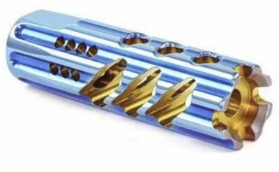 F-1 Firearms Surplus Dragon Slayer Muzzle Break .308 5/8x24mm - Blue - $75
