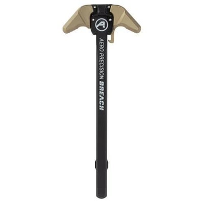 Aero Precision AR-15 BREACH Ambidextrous Charging Handle Large Latch/Codiac Brown - $42.95 