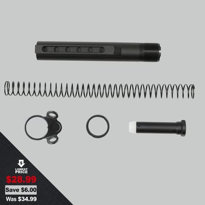 AR-15 6 Position Mil Spec Carbine Rifle Buffer Tube Kits w/Tactical Ambidextrous Sling Plate - $39.99  (Free Shipping)