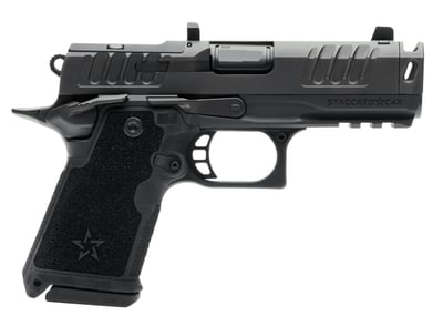 Staccato 2K11 HD C4X Comp Base Carry Pistol 9mm 4" DLC Barrel 15 Rounds Ameriglo Sights Black - $3197.05 
