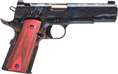 Standard Manufacturing 1911 Color Case Hardened .45 ACP 5" Barrel 7-Rounds Engraved - $1650.99 (E-mail Price)