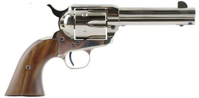 Standard Mfg Single Action Revolver 45 Colt 4.75" Barrel, Nickel Plated, Walnut 1 Pc Grip - $1758.70 (Free S/H on Firearms)
