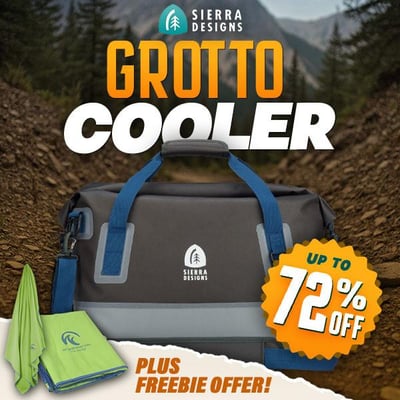 Stay Cool & Score a Freebie – Sierra Designs Grotto Coolers up to 72% Off from $9.95 (Free S/H over $25)
