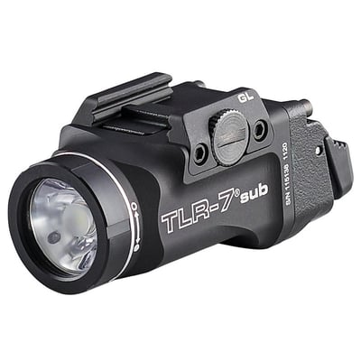 Streamlight TLR-7 X Sub USB-C Rechargeable Ultra Compact Tactical Gun Light 69405 69406 69407 69408 - $124.62 after code STREAM15 good through Dec. 11th 