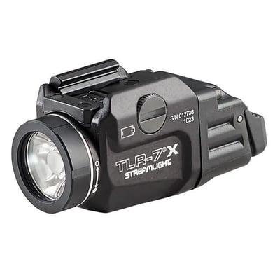 Streamlight TLR-7X FLEX 69424 Dual Fuel USB Rechargeable Black Gun Mounted Light - $127.79 after code SG10 with Free Shipping