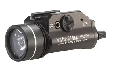 Streamlight TLR-1 HL Weapon Light Black - $144.08 + FREE Shipping (Free Shipping on $100+ Orders)