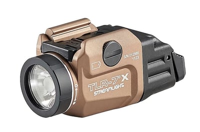 Streamlight TLR-7X Multi-Fuel Tactical Weapon Light 500 Lumens, FDE - $139.99 