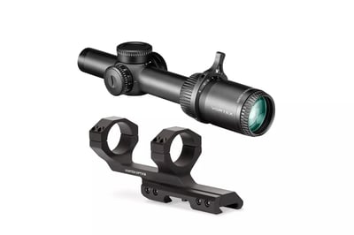 Vortex Strike Eagle 1-8x24mm FFP EBR-8 MOA LPVO w/ Cantilever 2" Offset 30mm Mount - BNDL-SE1801-CM202 - $399.95 (FREE Shipping over $50)