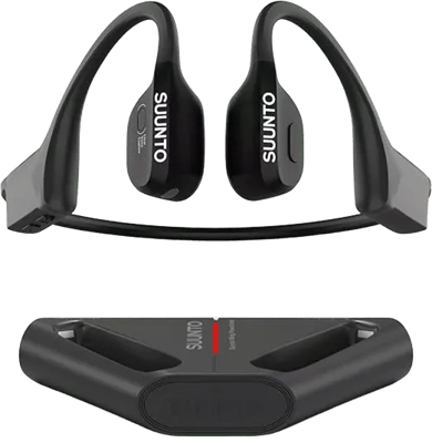 Suunto Wing Black With charging Dock - Premium bone conduction headphones - $109.85 w/code "STBTS35" + FREE Shipping
