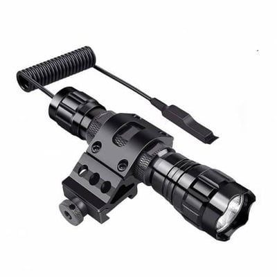 Tactical Rechargeable Flashlight with Picatinny Rail Mount - $39.99 (Free 2-day S/H)