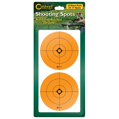 CALDWELL: Two Packs 3" Target Sticker with 12 Sheets (24 total) - $6.42
