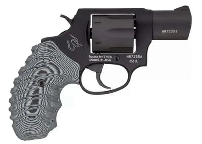 Taurus 856 Ultra Lite .38 Special 2" 6rd Revolver, VZ Operator II Black Grips, Black - $311.60  