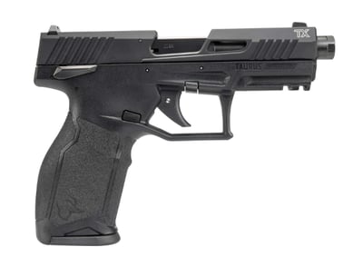 Taurus TX22 Gen 2 Semi-Auto .22 LR, 4.6" Threaded Barrel, (1) 16rd / (1) 22rd, Manual Safety, Black - $379.95