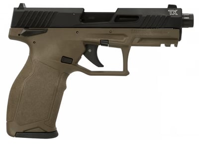 Taurus TX22 Gen 2 Semi-Auto Pistol .22 LR 4.1" Barrel 10 Rounds, 2 Mags, OD Green - $399.99 
