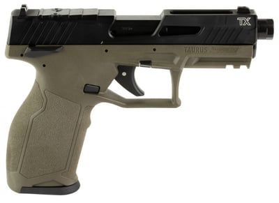 Taurus TX22 Gen 2 TORO .22 LR 4.6" 22rd Pistol, Optic Ready, Threaded, ODG - $329.95 