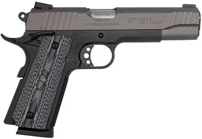 Taurus PT1911 .45 ACP Bk Cerakote Gray VZ Grip 5" Pistol w/(1)8rd Mag - $479.99 (FREE Shipping over $250, Firearms $13.95 Flat S/H)