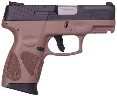 Taurus G2C Coyote Brown .40 SW 3.2" Barrel 10-Rounds 2 Mags - $213.71 