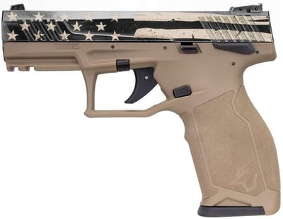 Taurus TX22 Distressed Flag / Flat Dark Earth .22 LR 4.1" Barrel 10-Rounds - $252.82 
