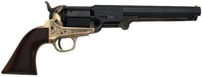 Taylor's & Company Pietta 1851 Reb Nord Navy Deluxe Black Powder Revolver 36 Caliber 7.5" Blued Barrel Brass Frame Walnut Grip - $272.99 (Free Shipping on $100+ Orders)