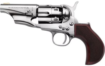 Taylor's & Company Pietta 1860 Police Snubnose Black Powder Revolver 44 3" Unfinished Barrel Unfinished Frame Walnut Grip - $405.99 + Free Shipping (Free Shipping on $100+ Orders)