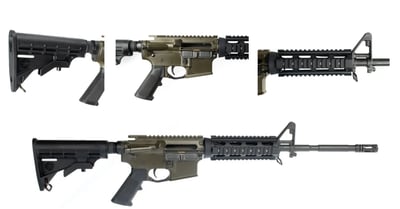 Bushmaster AR15 5.56 16" Rifle Build Kit OD GREEN - $499.99