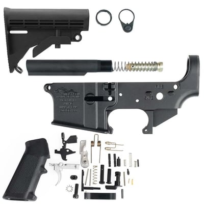 Anderson AR15 Complete Lower Kit With Stock - $299.88
