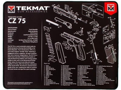 TekMat Ultra Premium Handgun Cleaning Mat CZ-75 - $8.99