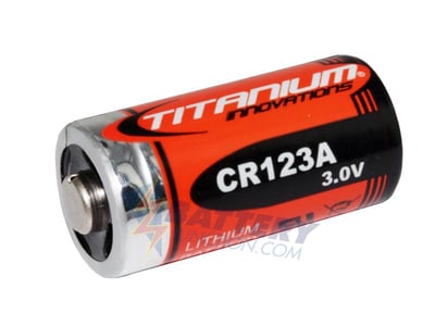 Titanium Innovations CR123A 3V Lithium Battery - $1 + S/H