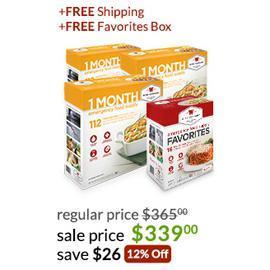 336 Servings of Wise Emergency Survival Food in a Box - $209.99 after coupon "MARCH25"