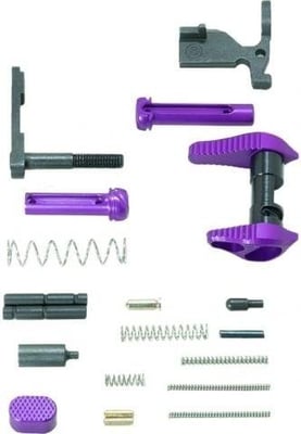 Timber Creek Outdoors AR15 Lower Parts Kit Purple Anodized - $54.99