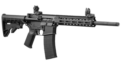 Tippmann M4-22 LTE MSR .22 LR 16" 25rd Semi-Auto Rimfire Rifle, Flip-Up Sights, Threaded, CAR15 Stock, Black - $349.99 