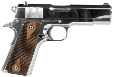 Tisas 1911 A1 Desperado 38 Super 4.25" Barrel 9rd, Turkish Walnut Grips, Chrome High Polished - $794 (Request Price)
